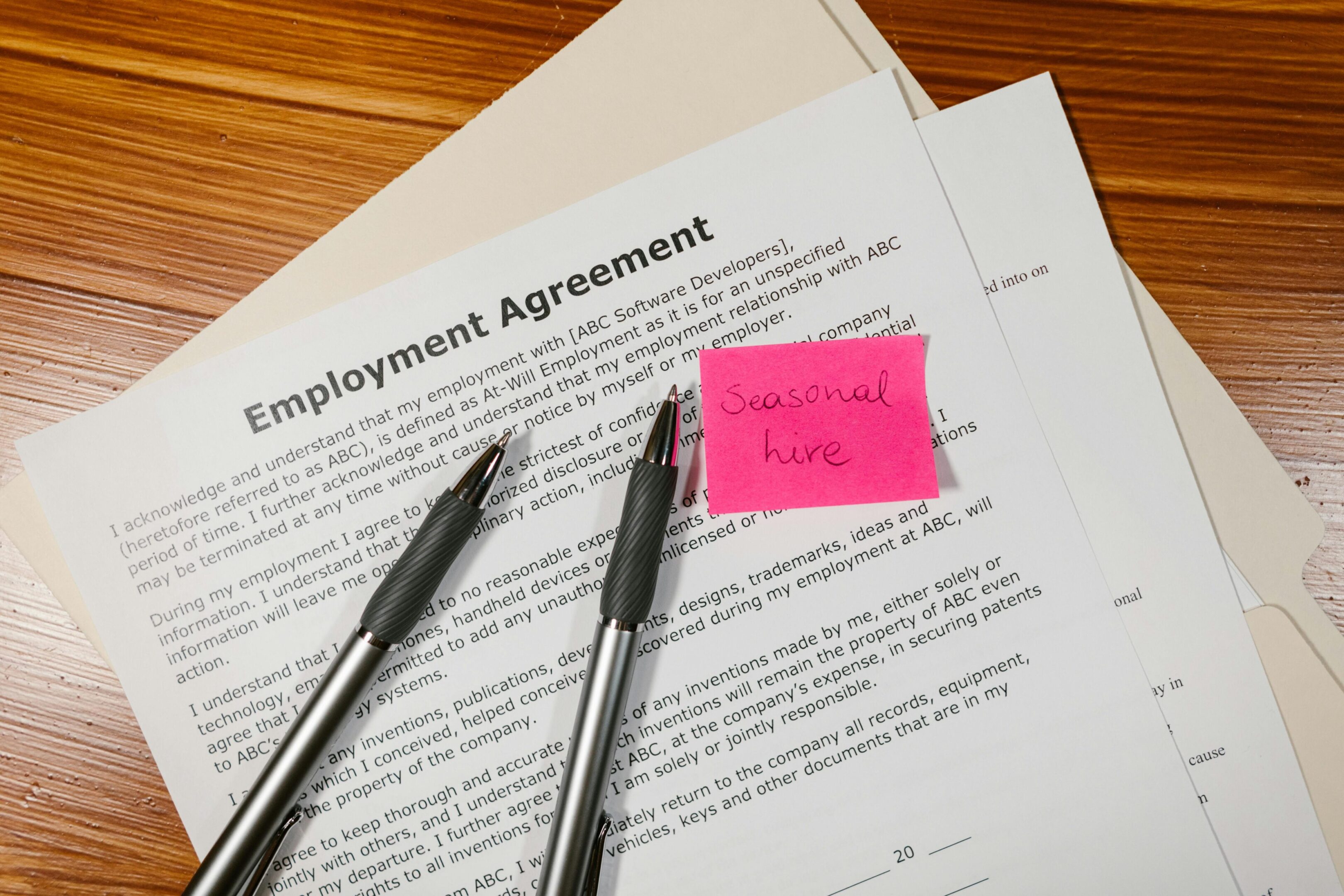 Employment agreement pexels-rdne-7841420 (1)